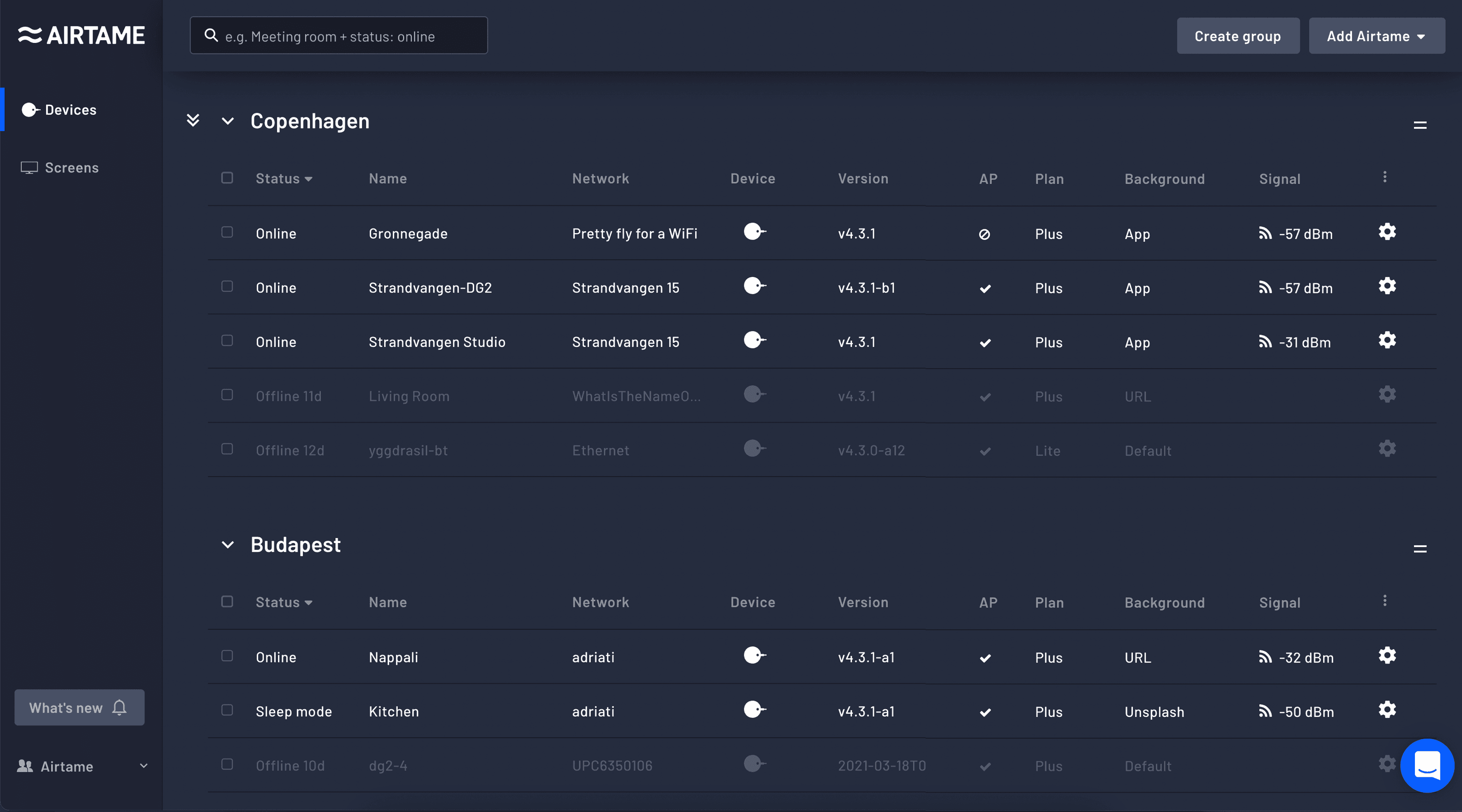 Before and after image of a platform redesign.